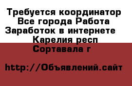 Требуется координатор - Все города Работа » Заработок в интернете   . Карелия респ.,Сортавала г.